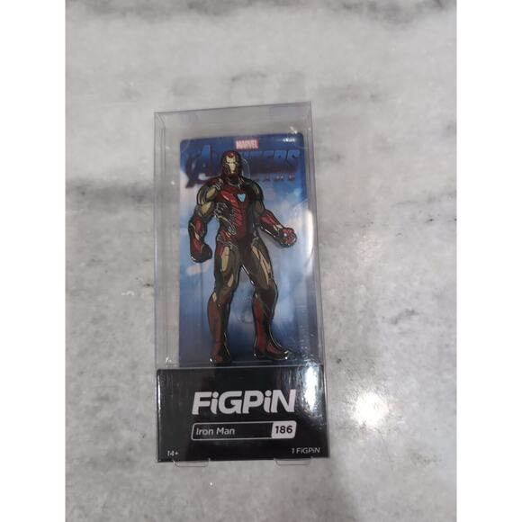 FiGPiN‎ #186, Avengers Endgame Iron Man, Collectible Enamel Pin, Unlocked - Picture 1 of 5